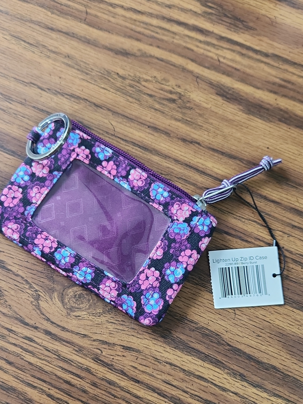 NWT Vera Bradley Berry Burst ID case - Picture 4 of 7
